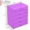Sorbus Acrylic Makeup Organizer - Organization and Storage Case for Cosmetics, Skin Care, Make Up, & Jewelry with 4 Large, 2 Small Drawers